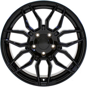 OE Wheels CV03 18x8.5 5x120.65 Gloss Black Wheels 245-40-18 Ironman iMove GEN 3 Tires SET