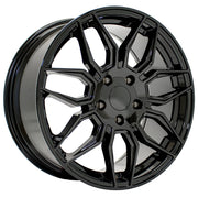 OE Wheels CV03 18x8.5 5x120.65 53et Gloss Black Wheel SET