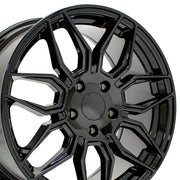 OE Wheels CV03 18x8.5 5x120.65 53et Gloss Black Wheel SET