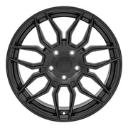 Set(4) 18x8.5 &amp; 19x10 CV03C Satin Black - 5x120.65 +56ET