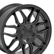 Set(4) 18x8.5 &amp; 19x10 CV03C Satin Black - 5x120.65 +56ET