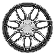 Set(4) 19x8.5 &amp; 20x11 CV03D Gloss Gunmetal Machined - 5x120 +52ET
