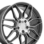 19x8.5 CV03D Gloss Gunmetal Machined - 5x120 +51ET