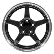 OE Wheels CV05 17x9.5 5x120.65 Gloss Black Machined Lip Wheels 275-40-17 Toyo Extensa HP II Tires SET
