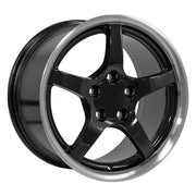 OE Wheels CV05 17x9.5 5x120.65 Gloss Black Machined Lip Wheels 275-40-17 Toyo Extensa HP II Tires SET