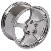 OE Wheels CV05 18x9.5 5x120.65 54et Chrome Wheel SET