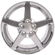 OE Wheels CV06 18x9.5 / 19x10 5x120.65 Chrome Staggered Wheel SET