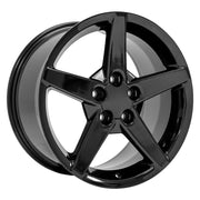 OE Wheels CV06 18x9.5 5x120.65 58et Gloss Black Wheel SET