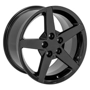 OE Wheels CV06 18x9.5 5x120.65 58et Gloss Black Wheel SET