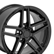 OE Wheels CV07A 17x9.5 5x120.65 54et Gloss Black Wheel
