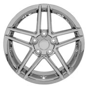 OE Wheels CV07 17x9.5 5x120.65 54et Chrome Wheel SET