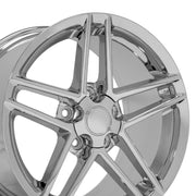 Set(4) 17x9.5 &amp; 18x10.5 CV07A Chrome - 5x120.65 +54ET