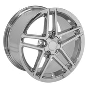 OE Wheels CV07 17x9.5 5x120.65 54et Chrome Wheel SET