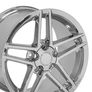 Set(4) 17x9.5 &amp; 18x9.5 CV07A Chrome - 5x120.65 +54ET