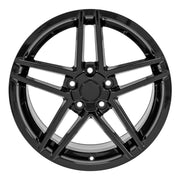 Set(4) 18x9.5 CV07A Gloss Black - 5x120.65 +56ET