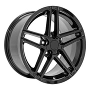 OE Wheels CV07 17x9.5 / 18x9.5 5x120.65 Gloss Black Staggered Wheel SET