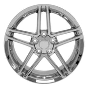 OE Wheels CV07 18x9.5 5x120.65 56et Chrome Wheel SET