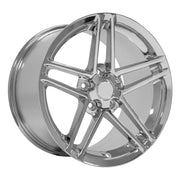 OE Wheels CV07 18x9.5 5x120.65 56et Chrome Wheel SET