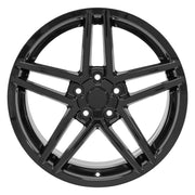OE Wheels CV07 18x9.5 / 19x10 5x120.65 Gloss Black Staggered Wheel SET