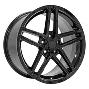 OE Wheels CV07 18x9.5 / 19x10 5x120.65 Gloss Black Staggered Wheel SET