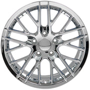 Set(4) 17x9.5 &amp; 18x10.5 CV08A Chrome - 5x120.65 +54ET