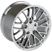Set(4) 17x9.5 &amp; 18x10.5 CV08A Chrome - 5x120.65 +54ET