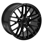 OE Wheels CV08 17x9.5 / 18x10.5 5x120.65 Satin Black Staggered Wheel SET
