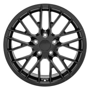 OE Wheels CV08 18x8.5 5x120.65 Satin Black Wheels 245-40-18 Ironman iMove GEN 2 Tires SET