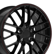 18x8.5 CV08B Gloss Black Redline - 5x120.65 +56ET