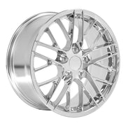 OE Wheels CV08 18x8.5 5x120.65 Chrome Wheels 245-40-18 Ironman iMove GEN 3 Tires SET