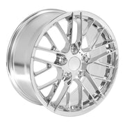 OE Wheels CV08 18x8.5 5x120.65 Chrome Wheels 245-40-18 Ironman iMove GEN 3 Tires SET