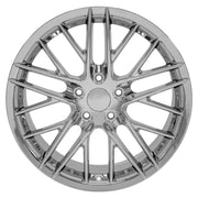 OE Wheels CV08 18x8.5 / 19x10 5x120.65 Chrome Staggered Wheel SET
