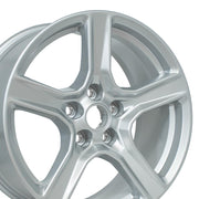 Set(4) 18x8.5 CV09 Gloss Silver - 5x120 +32ET