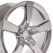 OE Wheels CV11 20x9 5x120 35et Chrome Wheel SET