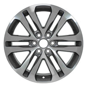 Set(4) 18x8.5 CV18 Gloss Gunmetal Machined - 6x120 +33ET