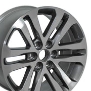 18x8.5 CV18 Gloss Gunmetal Machined - 6x120 +33ET