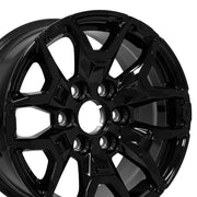 Set(4) 17x8 CV19 Gloss Black - 6x139.7 +24ET
