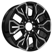 24x9 CV21 Gloss Black with Milled Edge - 8x165.1 +35ET