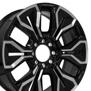 24x9 CV21 Gloss Black with Milled Edge - 8x165.1 +35ET