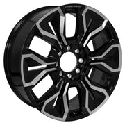 Set(4) 24x9 CV21 Gloss Black with Milled Edge - 8x165.1 +35ET