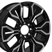 24x9 CV21 Gloss Black with Milled Edge - 8x165.1 +35ET