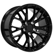 Set(4) 17x9.5 CV22 Gloss Black - 5x120.65 +54ET