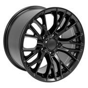 OE Wheels CV22 18x8.5 5x120.65 Satin Black Wheels 245-40-18 Ironman iMove GEN 3 Tires SET