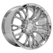 Set(4) 17x9.5 CV22 Chrome - 5x120.65 +54ET with 275/40r17 Toyo Extensa HP II Tires