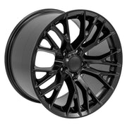 OE Wheels CV22 18x8.5 / 18x10.5 5x120.65 Satin Black Staggered Wheel SET