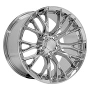OE Wheels CV22 18x8.5 / 18x10.5 5x120.65 Chrome Staggered Wheel SET