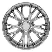 OE Wheels CV22 18x8.5 5x120.65 Chrome Wheels 245-40-18 Ironman iMove GEN 3 Tires SET