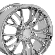 Set(4) 18x8.5 CV22B Chrome - 5x120.65 +56ET