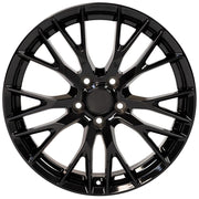 OE Wheels CV22 19x8.5 / 20x10 5x120.65 Gloss Black Staggered Wheel SET