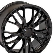 OE Wheels CV22 19x8.5 / 20x10 5x120.65 Gloss Black Staggered Wheel SET